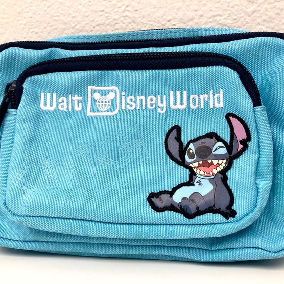 Walt Disney World Parks Stitch Fanny Pack Bag with Ultra Violet Ink - NEW - Picture 2 of 5